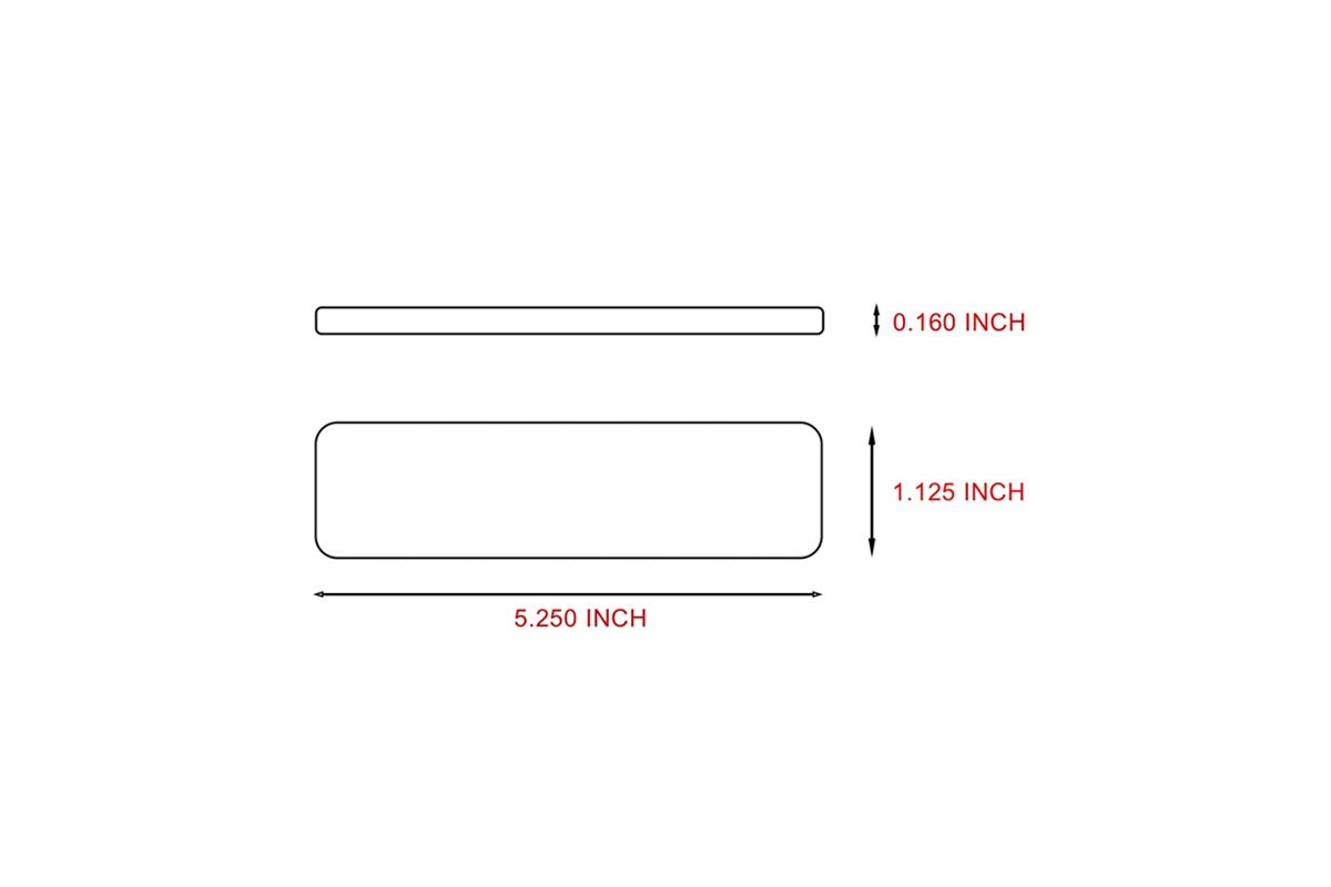 Miếng bọt biển cát 5 1/4" X 1 1/8" 280