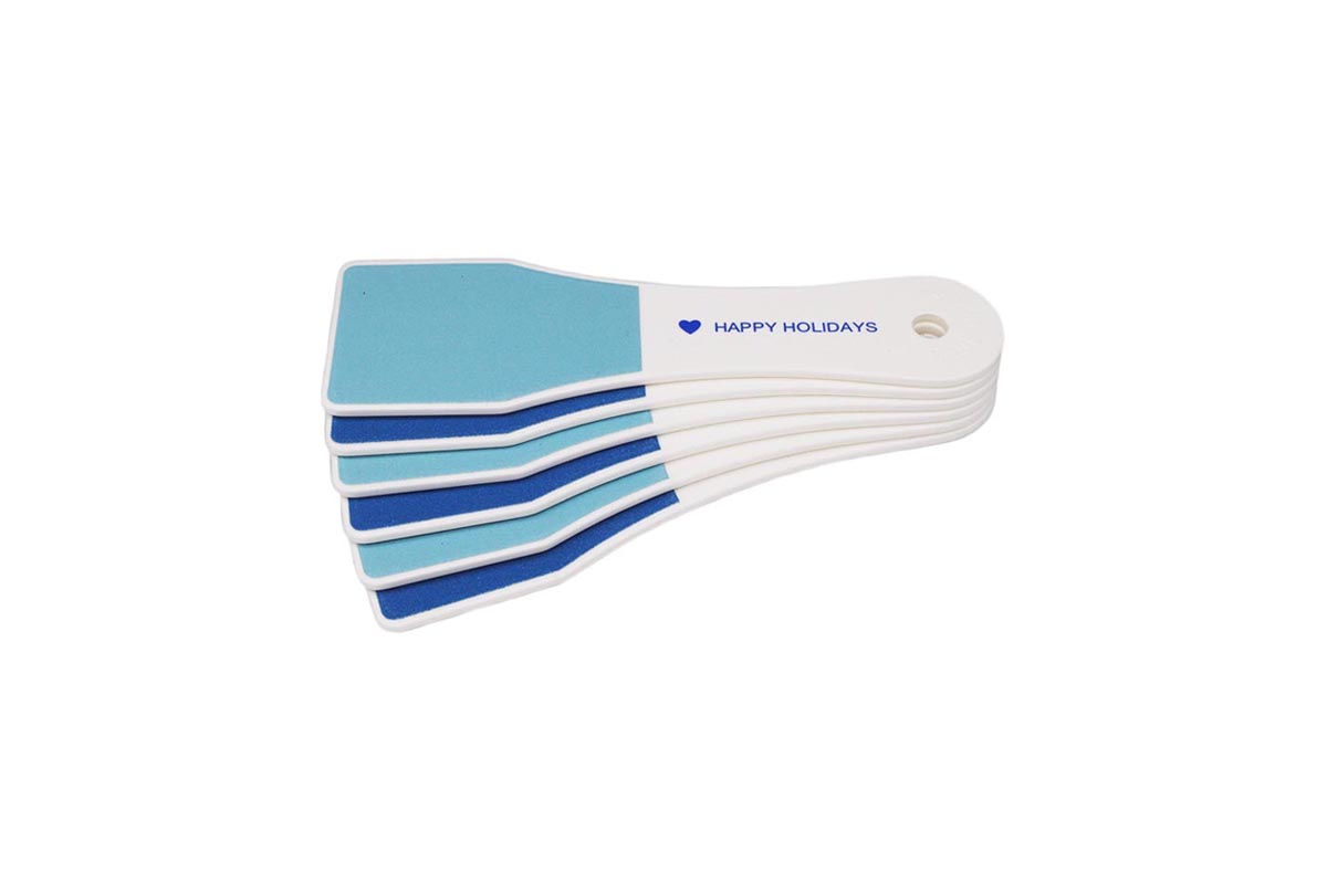 Happy Holidays Mini Foot File
