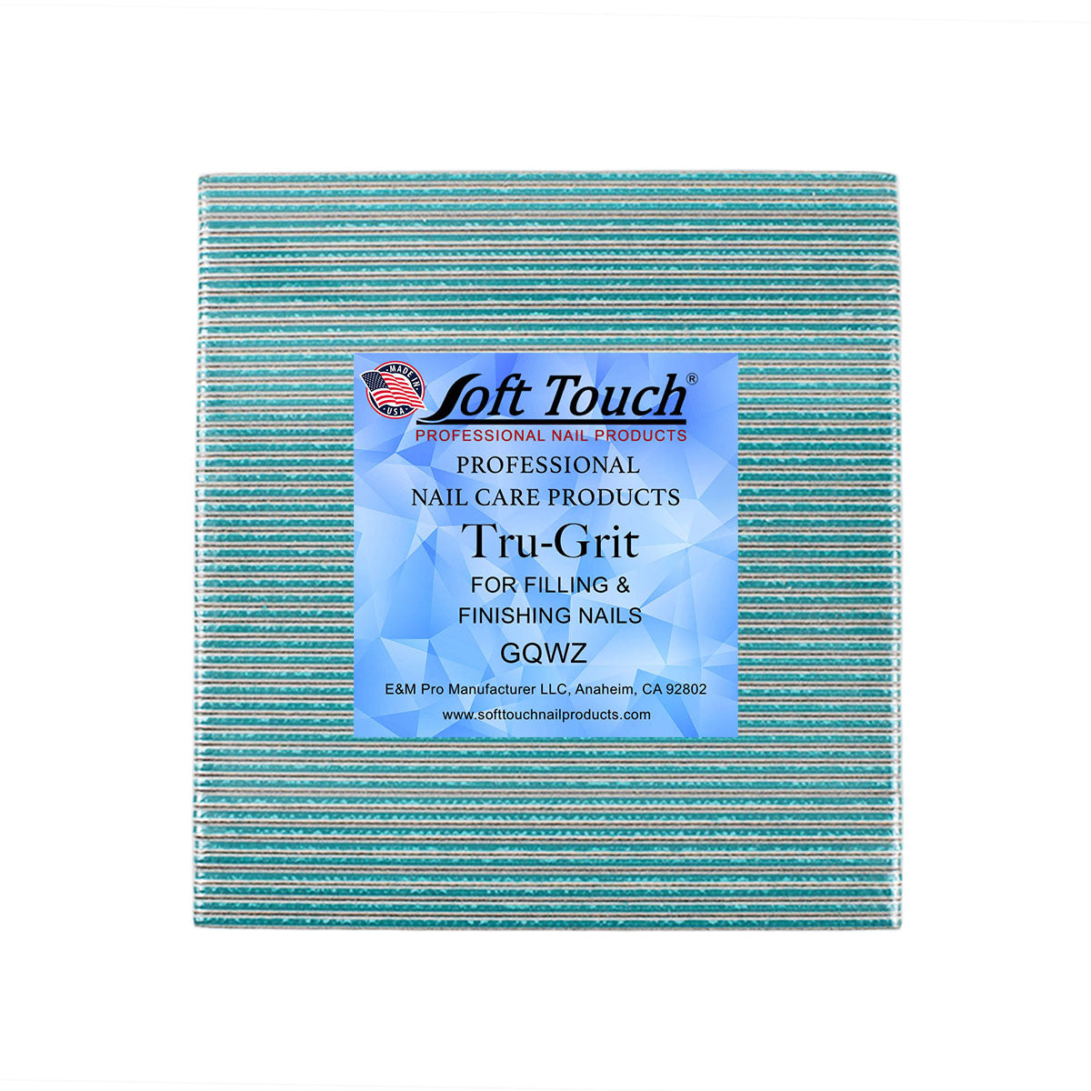 Trung tâm Zebra Teal vuông lớn 7"