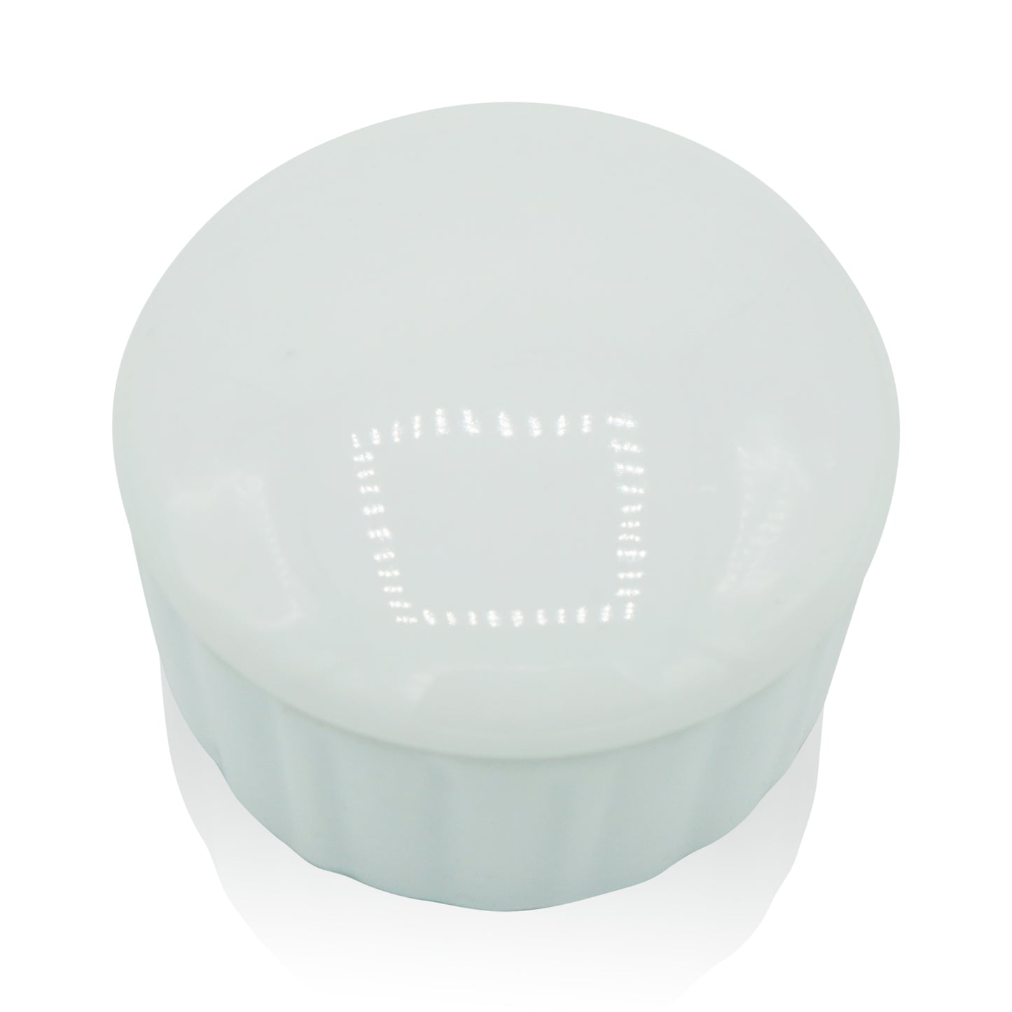 Porcelain Dappen Dish, Round w/Cover (12/bx) - Soft Touch®