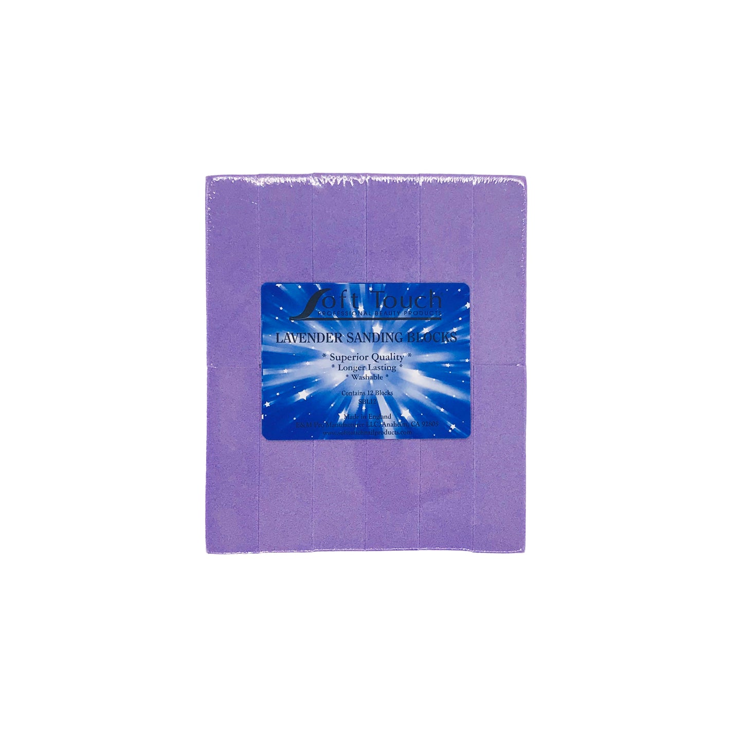 Khối chà nhám Lavender 4 mặt 100 Grit