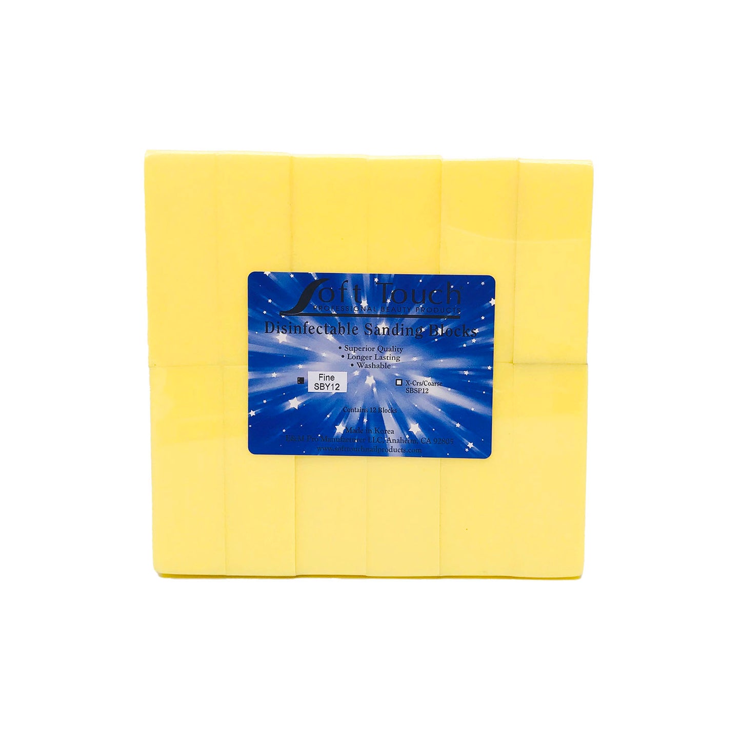 Yellow Sanding Block 3-Sided