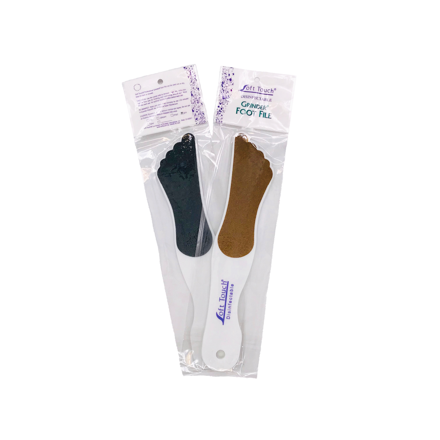 Pedicure Foot File - Foot Shape - Black & Gold