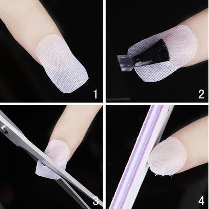 Linen Self Adhesive Nail Wrap