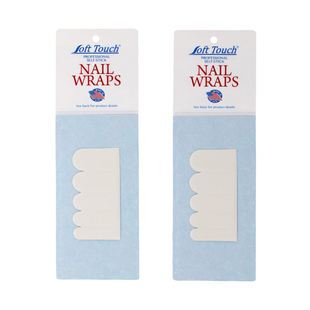 Linen Nail Wrap Self-Adhesive Pre Cut 5 Fingers