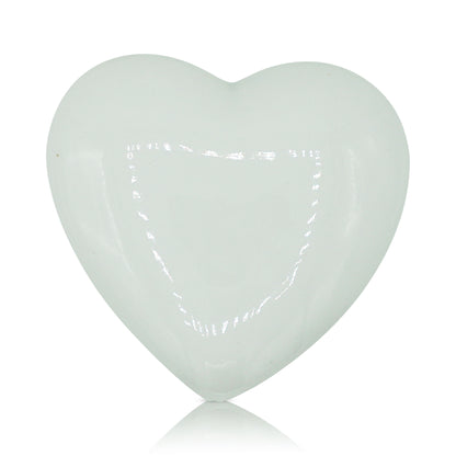 Porcelain Dappen Dish, Heart w/Cover (12/bx) - Soft Touch®