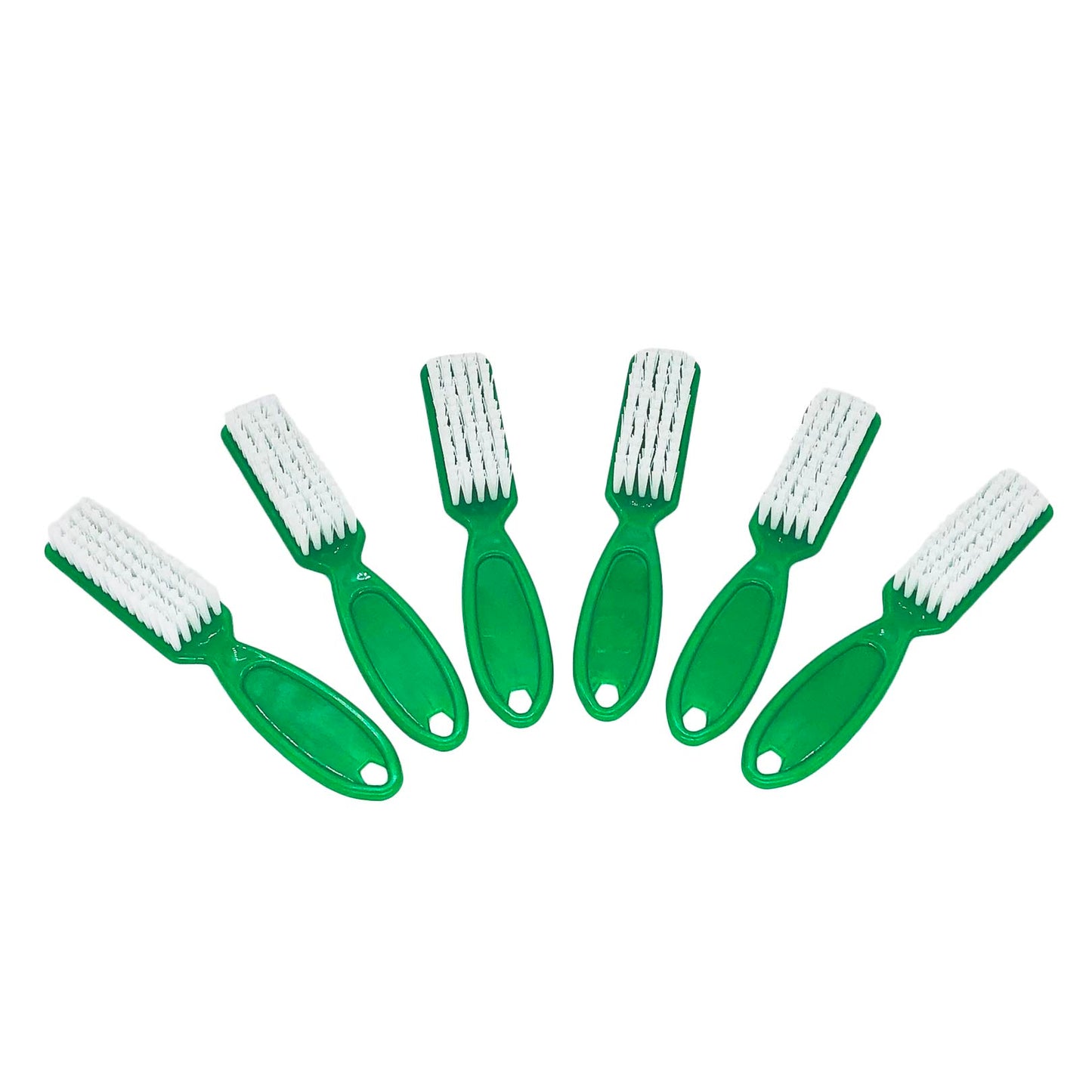 6Pcs Handle Grip Nail Brush Assorted. Click to view all color opptions